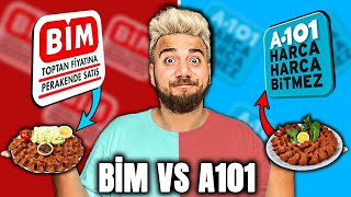 BİM VS A101! YEMEKLERİ KARŞILAŞTIRDIK!