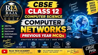 CBSE Class 12 Computer Networks MCQs 🔥 | Previous Year PYQs 2023–2026 | Detailed Explanation