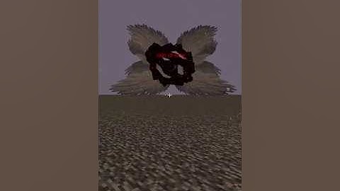 The God: Horror mod in Minecraft - The Nether 🫣 #minecraft