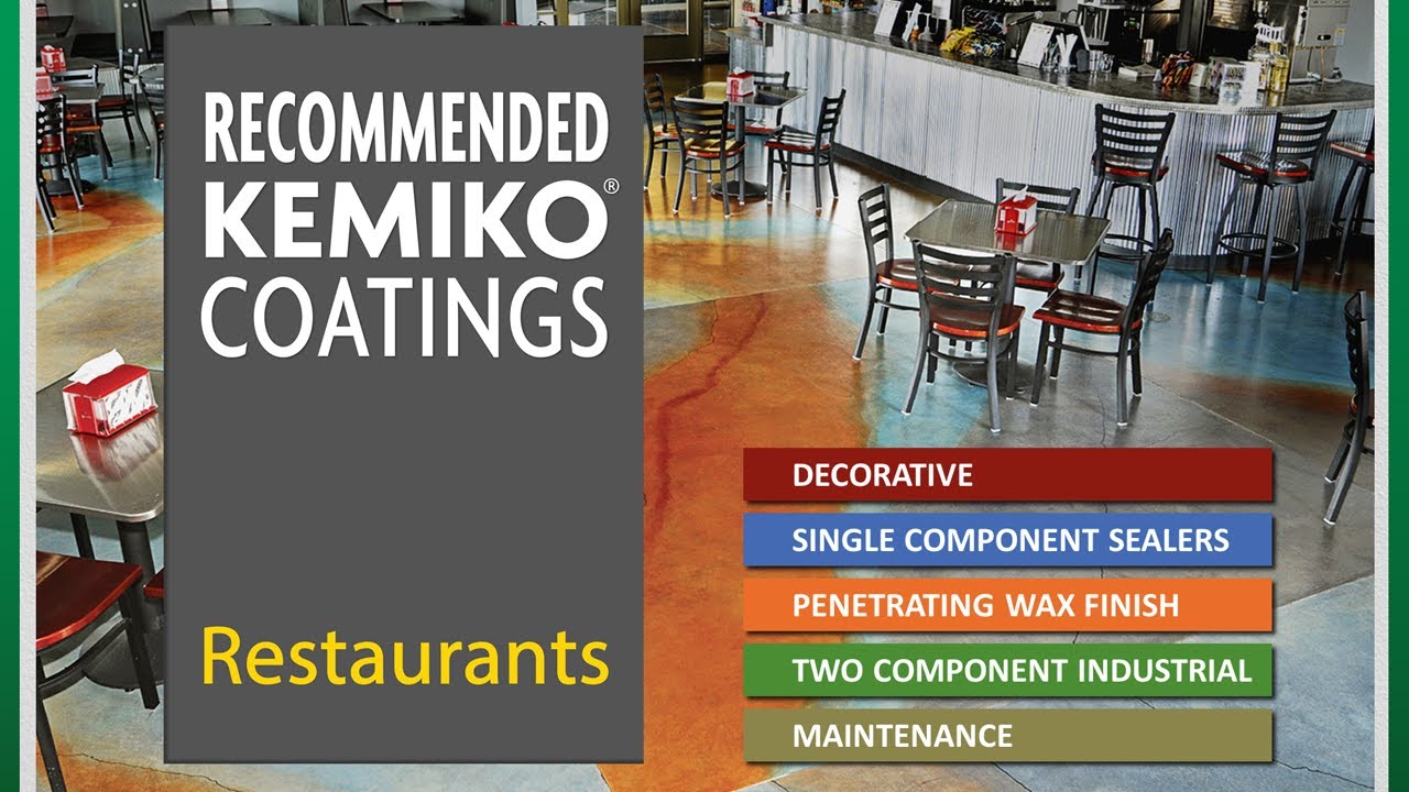 Best Kemiko® Products for Restaurant Floors