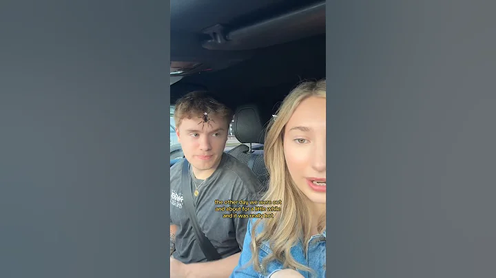 Spider filter prank on boyfriend with arachnophobia #couple #prank