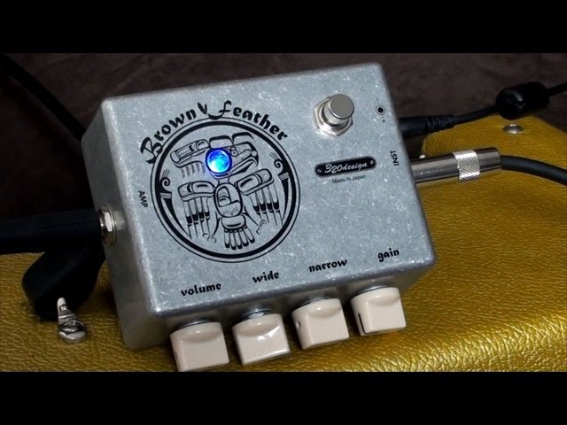320 Design - Brown Feather Overdrive & Distortion Pedal - YouTube