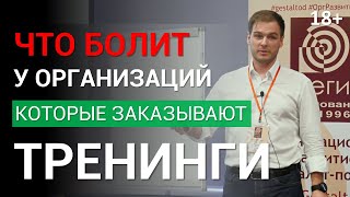 Что «болит» у организаций, которые заказывают управленческие тренинги 18+