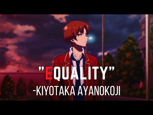 Kiyotaka Ayanokoji - Classroom Of The Elite High Quality Anime