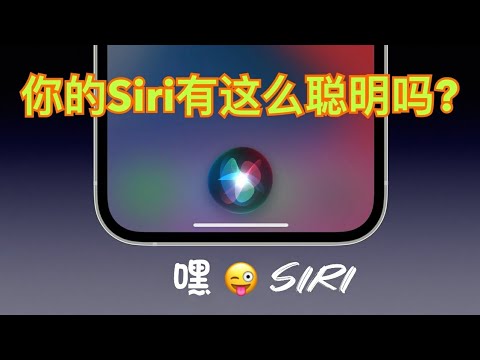 【疯狂的Siri】Siri智能觉醒后的真正实力你不知道有多强！如何使用siri？你的Siri有这么厉害吗？iPhone13 siri机器学习｜人工智能【翻滚吧阿辉】