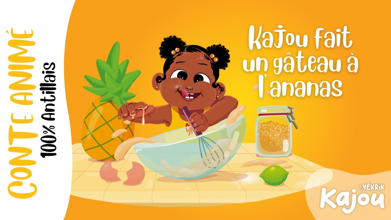KAJOU mars 2026 - Kajou fait un gâteau à l'ananas