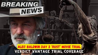LIVE: Alec Baldwin Trial DAY 2 'Rust' Movie Shooting (Part 2)