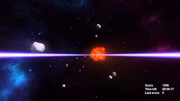 OpenSpace3D Tobii EyeX mini game