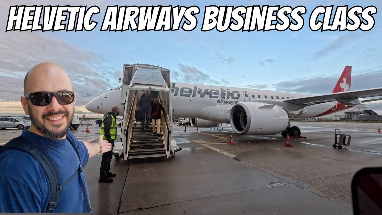 Каково это — лететь бизнес-классом авиакомпанией Helvetic Airways? (Они заняли мое место с дополн...