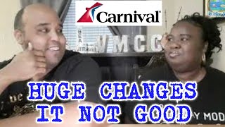 Carnival Cruise Huge Changes That your not going like 🤯🤬.
