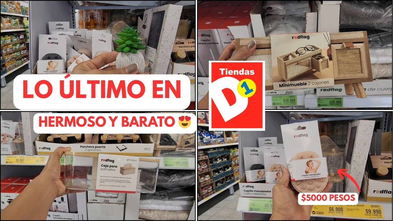 NOVEDADES DE TIENDAS D1😱 ESTO ESTÁ DEMASIADO BONITO | organización y decoración barata
