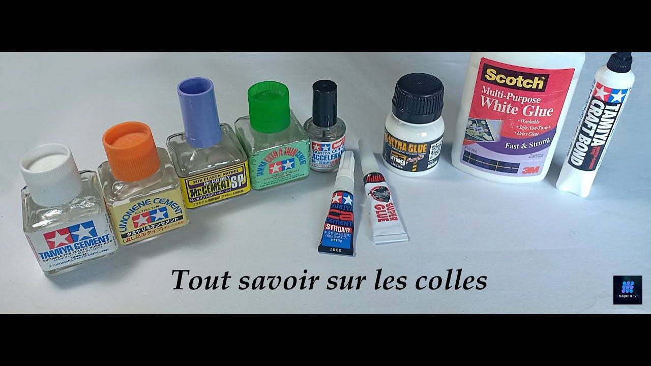 Tout savoir sur les colles a maquette 