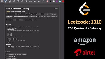 Leetcode 1310: XOR Queries of a Subarray | Leetcode Daily | C++ solution