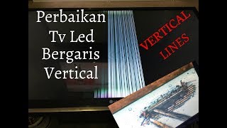 Mengatasi Tv Led LG Bergaris  Vertikal  Vlog#23