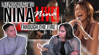 Latinos react to Nina - Through The Fire | Live!| REACTION 🔥🤩
