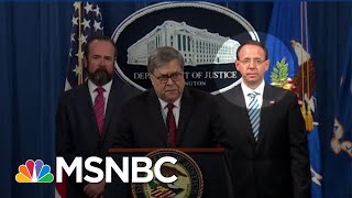 Fmr Prosecutor: Trump AG 'Frightened” To Face Mueller Questions | The Beat With Ari Melber | MSNBC