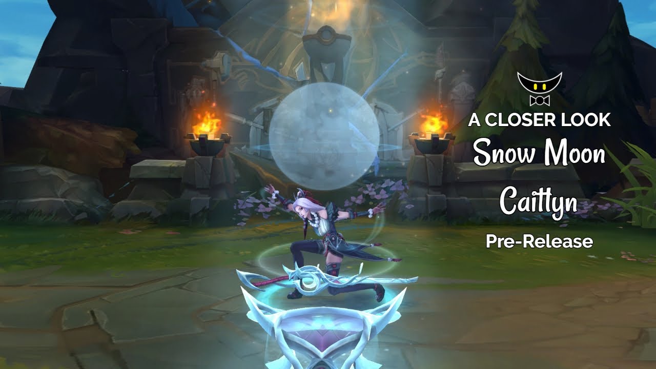 Snow Moon Caitlyn Epic Skin (Pre-Release) - YouTube