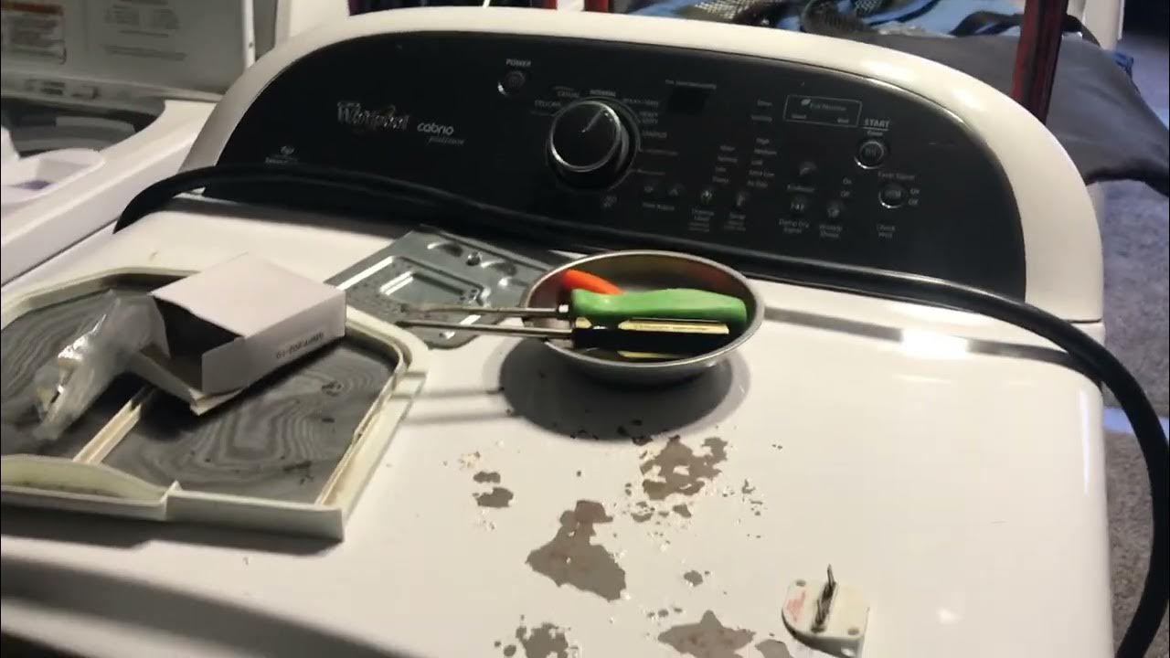 Whirlpool Cabrio Platinum WED8000BW0 Dryer Service YouTube