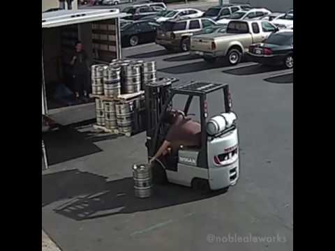 Beer Mover Catches Falling Beer Keg | Save My Beer