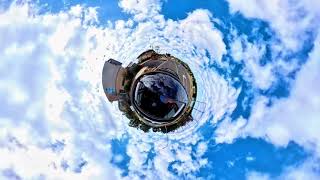 Driving around this tiny planet of ours. #insta360 #insta360x4 #tinyplanet #driving