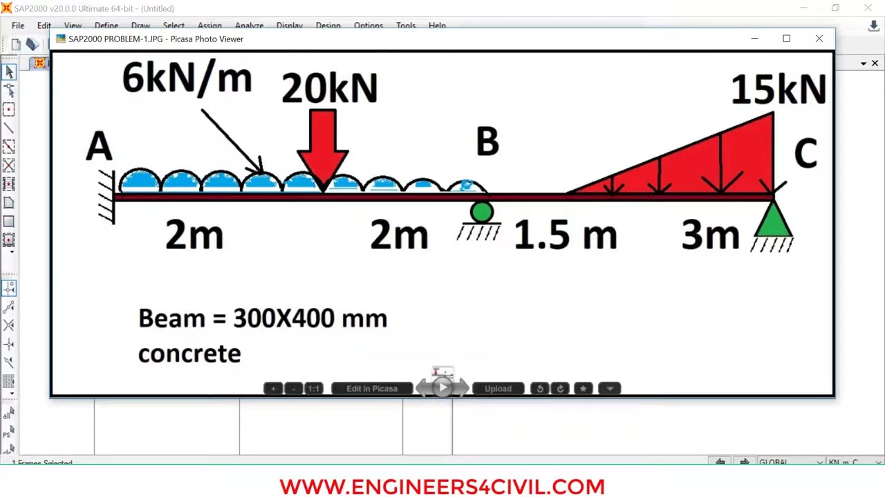 SAP2000 Tutorial basic day 1