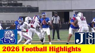 Jackson State vs Tennessee State Football Game Highlights 8 29 2026