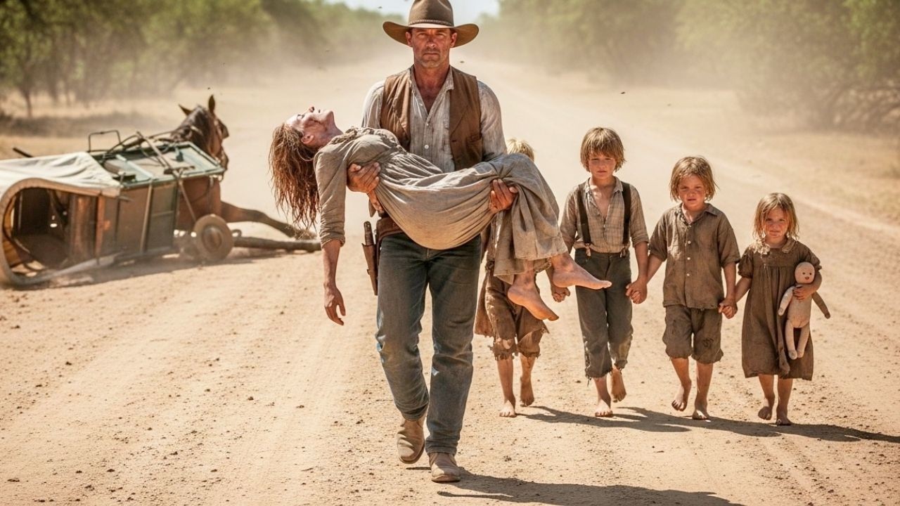 He Stopped for the Children — Then Saw Their Mother Fall Behind Them