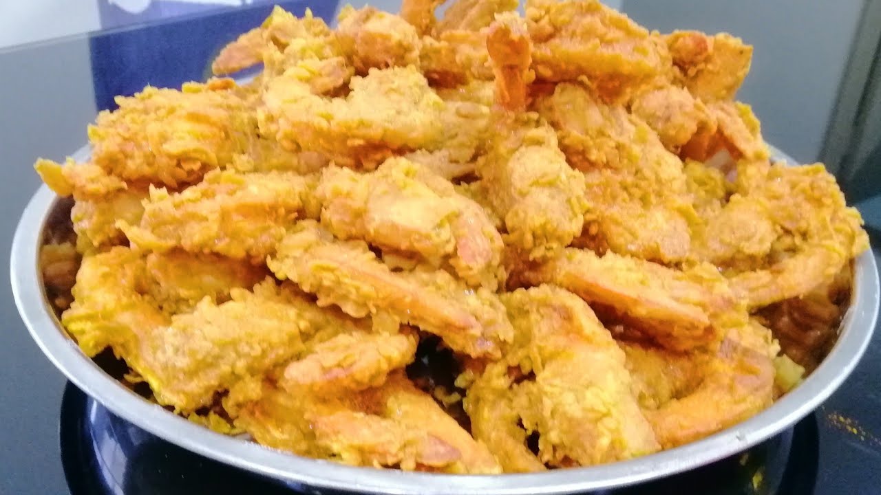 Tepung bestari celup udang Resepi Udang