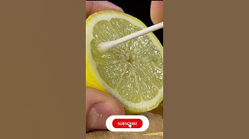 Lemon With Fire Experiment | Create invisible ink with lemon juice | Lemon Science #Shorts