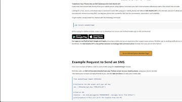 How to Send SMS with Python Using Your Own Mobile Phone | SMS Mobile API Integration