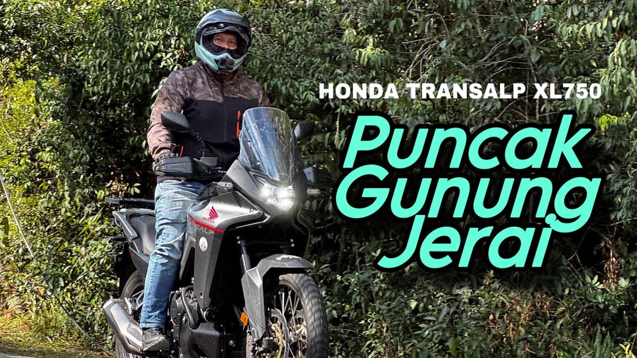Honda Transalp 750 Malaysia | Ride turun Gunung Jerai | Transmalaya 5 peaks challenge