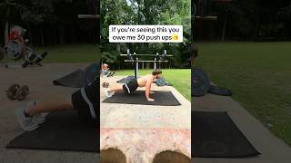 Drop and give me 30 #pushupchallenge