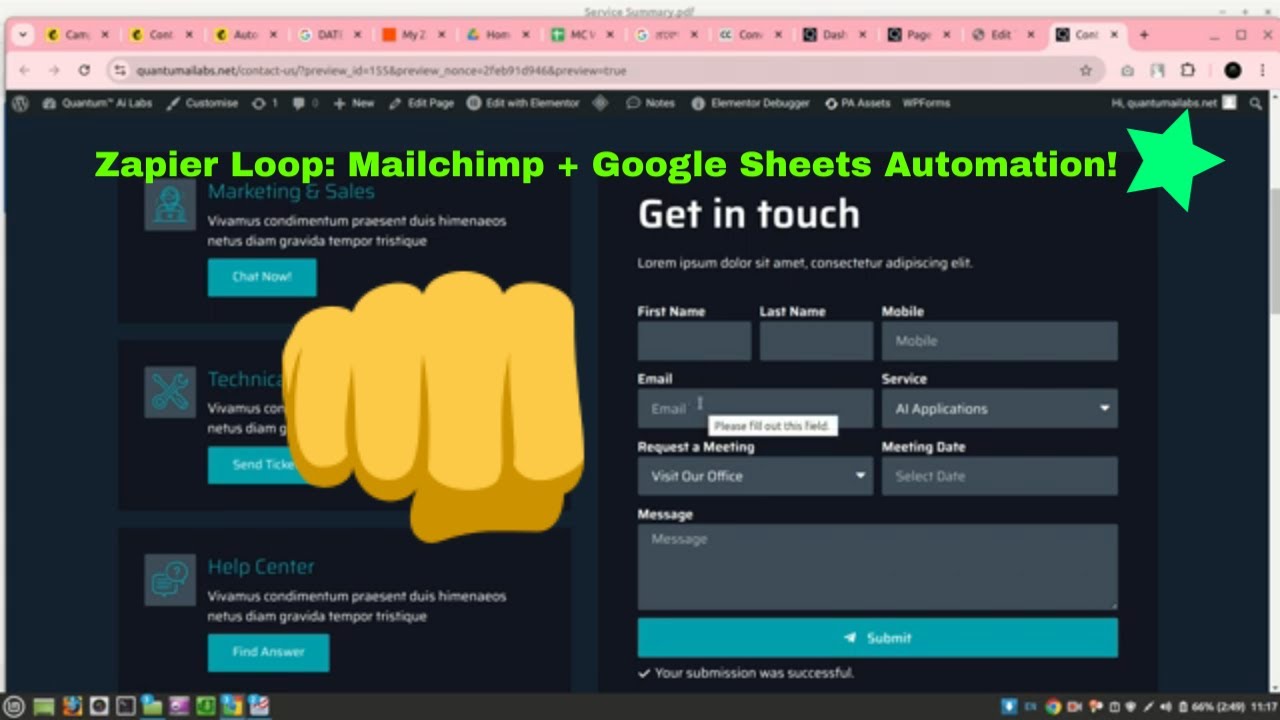 Zapier Loop Example: Automate Dynamic Mailchimp Data with Google Sheets ...
