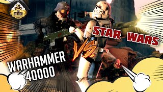 Мультшоу Warhammer 40k против Star Wars Battlereport Warhammer 40000