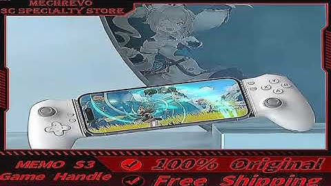 Memo S3 Gamepad Type-C Mobile Phone Controller Hall Effect Stretching Handle Stick Joystic