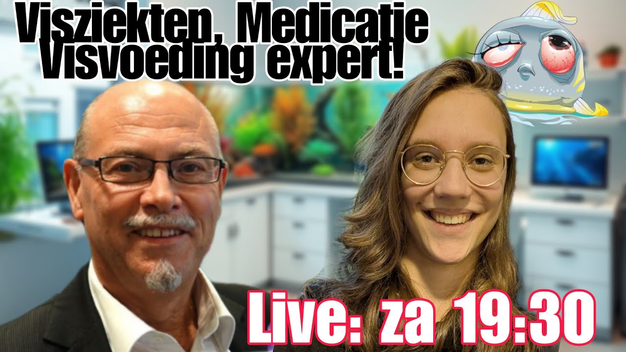 LIVE 19:30! EXPERT van Visziekten, medicatie en visvoeding Gerald Bassleer (Biofish Food) //Nickey//