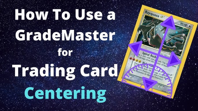 The Card Centering Grading Tool - Card Grading Tool - Card Tools - Card  Center Tool for Grading Card Submissions : : Toys