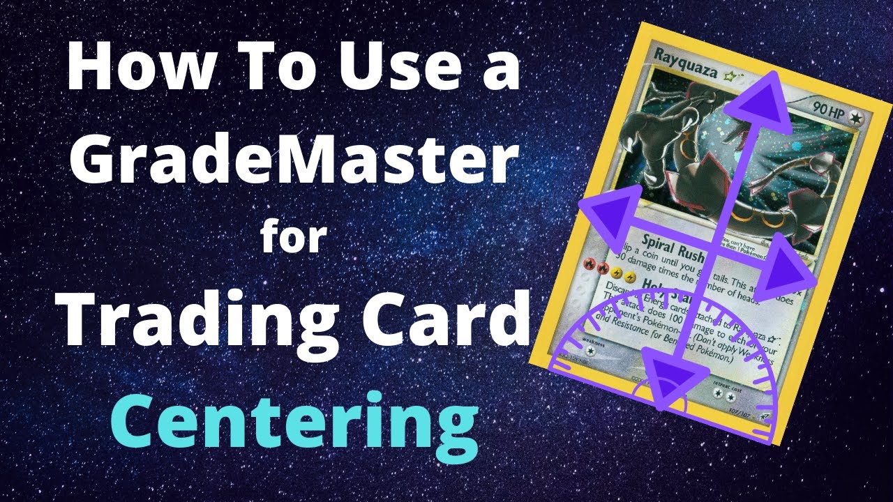 How To Use A GradeMaster for Pokémon Trading Card Centering