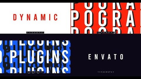 Dynamic Intro | After Effects template - Envato elements