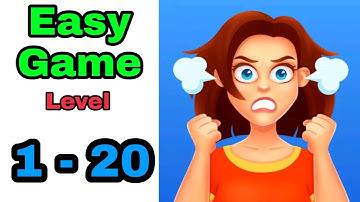 Easy Game Brain Test level 1 - 20 Gameplay Walkthrough | (IOS-Android)
