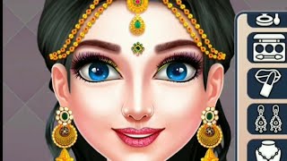 Indian wedding makeup dressup||@StylishGamerr||Android gameplay||new game 2023||girl games screenshot 4