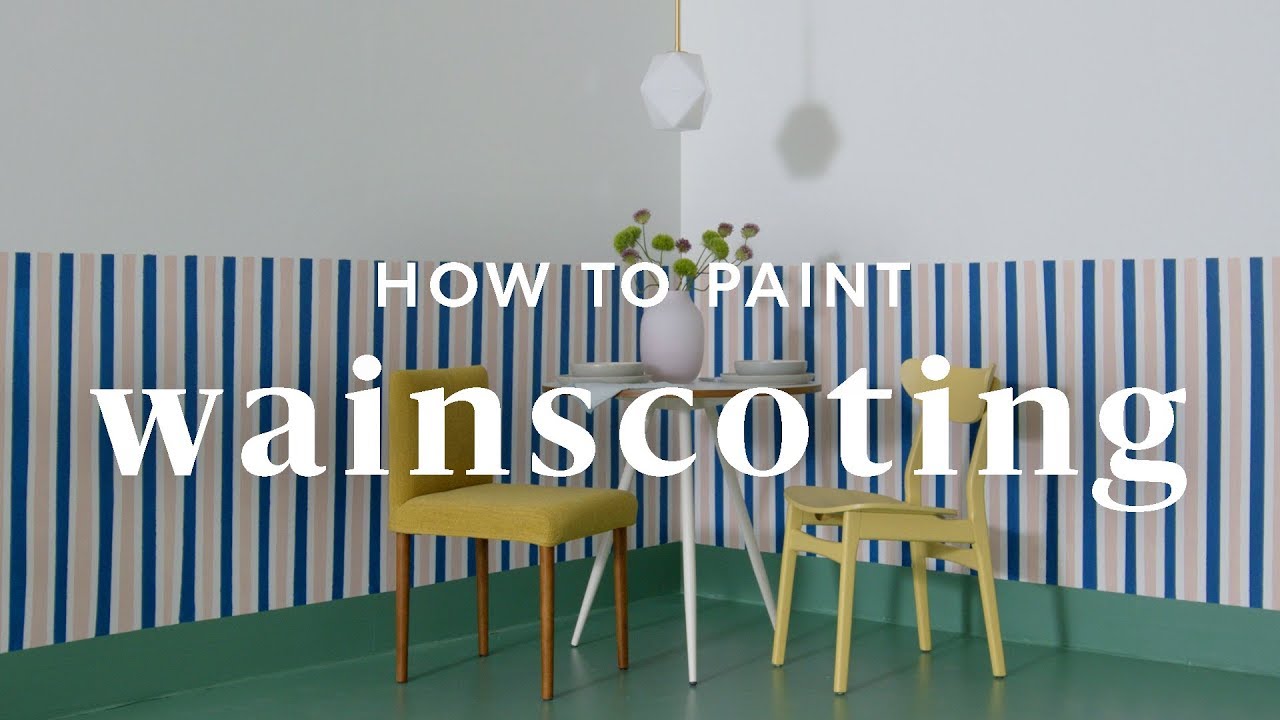 How To Paint Faux Wainscoting