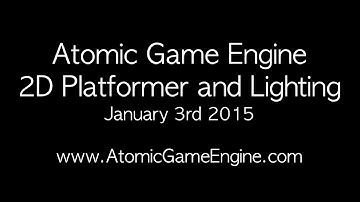 Atomic Game Engine - 2D Platformer & Lighting