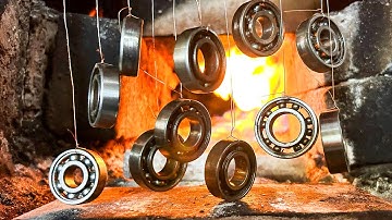 🔪 Super Sharp Knife Forged from Bearings – Knife Making Process
