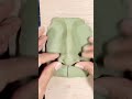 Sculpting nose in clay - human body parts modeling with few easy techniques. part-3
