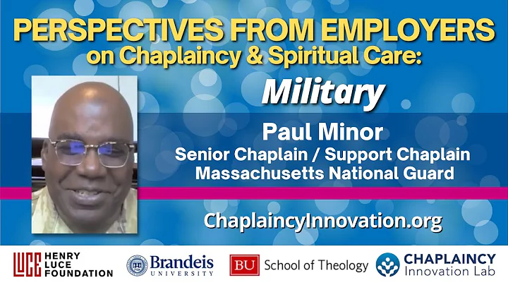 Paul Minor - The Demand for Spiritual Care