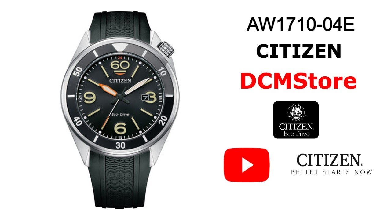 シチズン　ウィークエンダー　スポーツ　AW1710-04E AW1710-04E Citizen Sport Casual Black Dial Black - YouTube