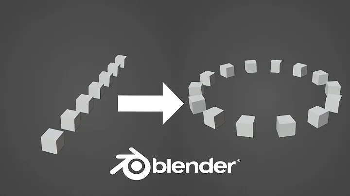 Duplicate Multiple Object Along The Path Or Curve IN Blender IN 45 Seconds Beginner #blender