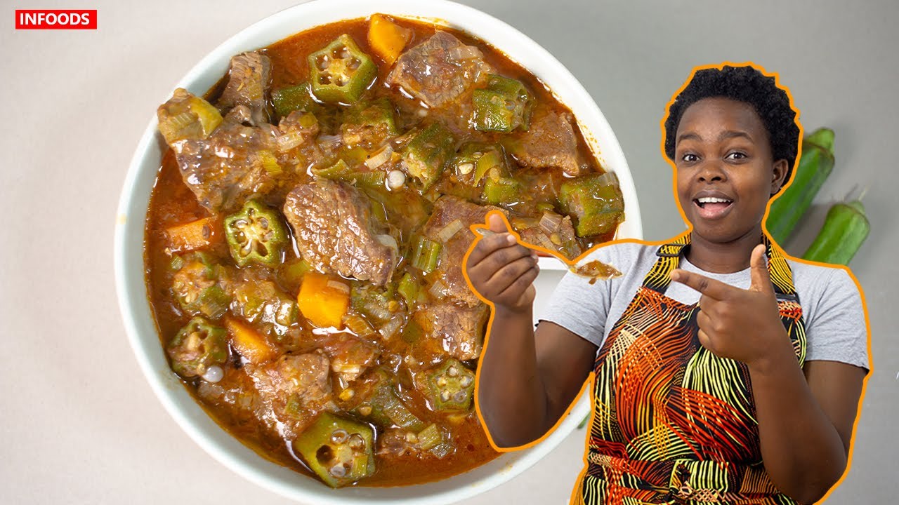 AMAZING Okra Stew Recipe How To Make Okra Stew Infoods YouTube
