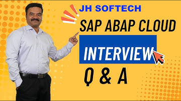 SAP ABAP Cloud Interview Questions & Answers Part 1